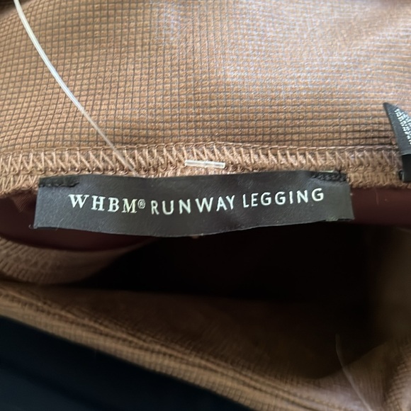 WHBM Brown suede leggings - Picture 4 of 6